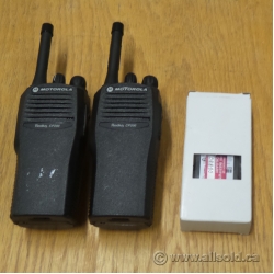 Set of Motorola Radius CP200 Portable Two Way Radio